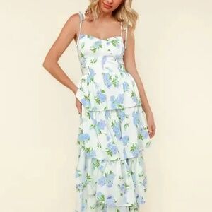 Maxi Floral Tiered